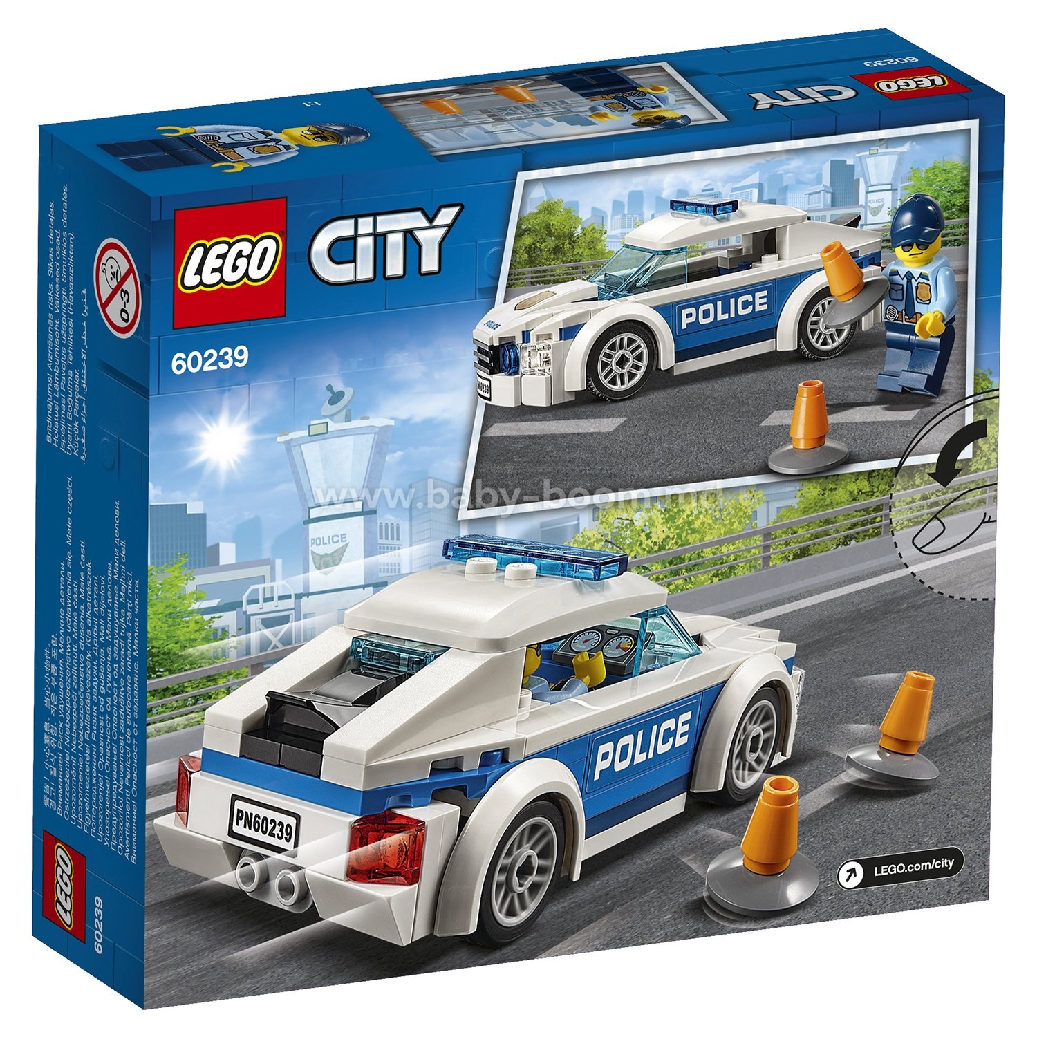 Lego city полицейская машина