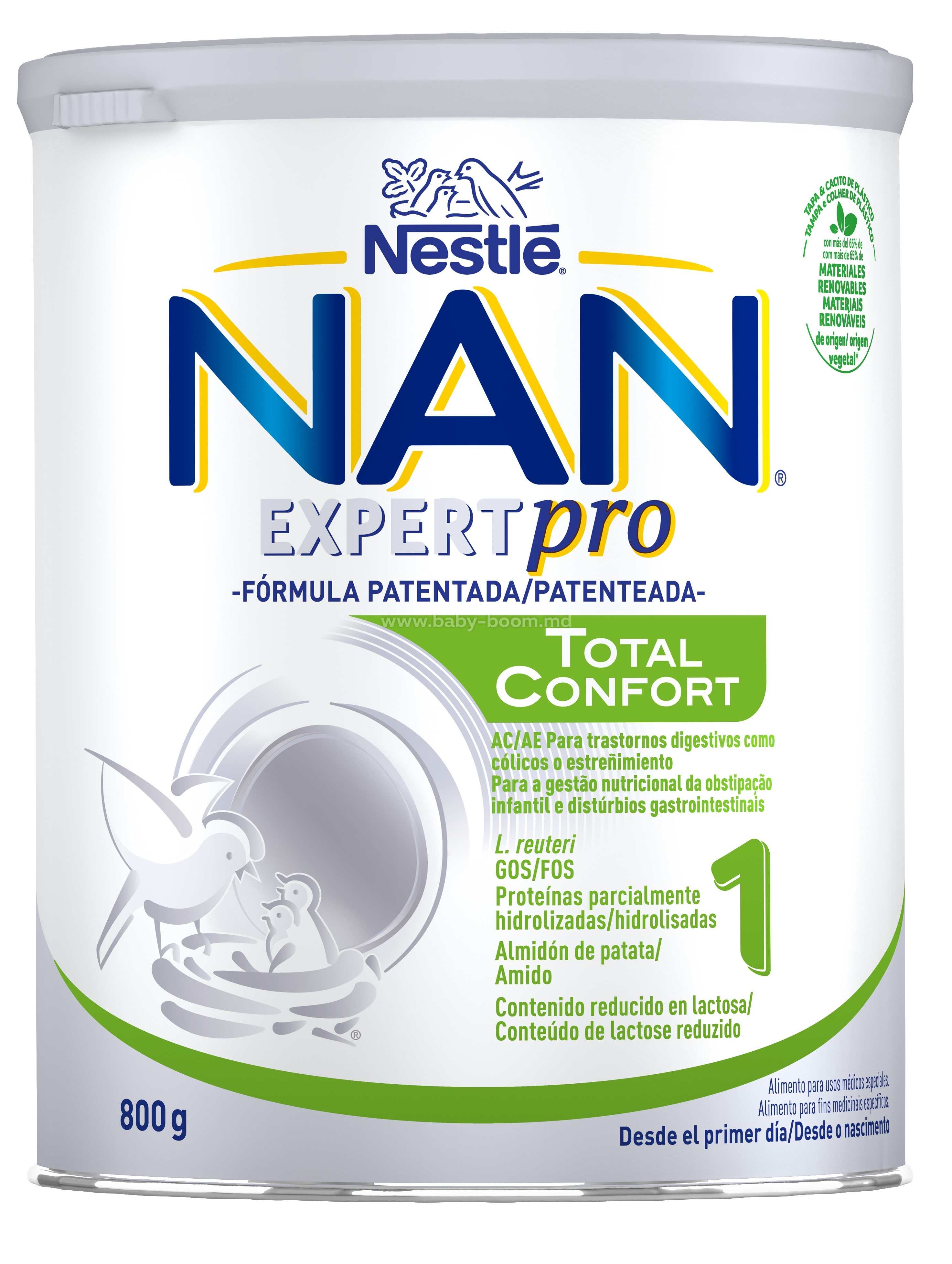 Nan Expertpro Total Confort 1(0-6 m.) 800 gr. купить в Молдове, Кишиневе 