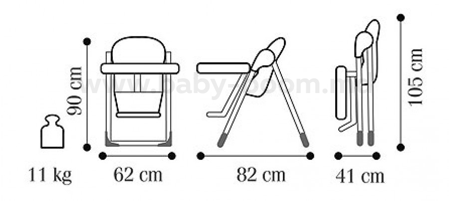 Brevi Scaun Pentru Copii B Fun 646 Culoare Verde