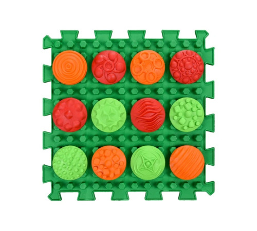 ortek 12993 masaj covoraș "ortek mix puzzle" 4 piese + 4 seturi de module "modele"
