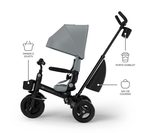 kinderkraft Трицикл aveo 2 plus (серый)