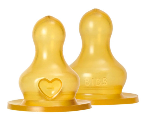  bibs Соска латексная антиколиковая (2 шт.) медленный поток