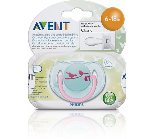 avent scf172/15 Пустышка ортодонтическая (6-18m.) 1шт.