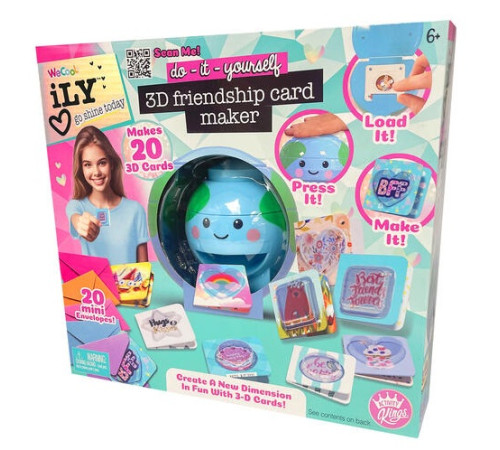  wecool 113144w Набор для изготовления 3d открыток "friendship card maker"