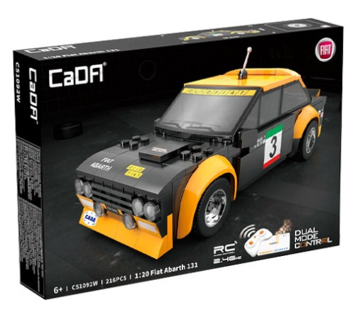  cada c51092w Машина на радиоуправлении "fiat abarth 131" (216 дет.)