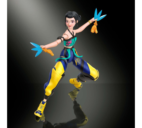 kpop demon hunters jry32 figurină zoey &laquo;how it's done&raquo; cu accesorii (14,2 cm)