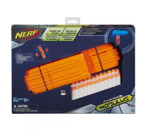 nerf b1534 Патроны hasbro nerf modulus flip clip (24 шт.)