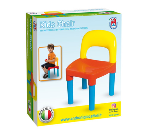 androni 8910-0000 scaun de plastic pentru copii
