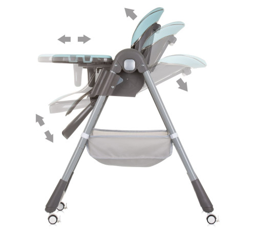 chipolino Стульчик для кормления "first spoon" sthfs02403tl teal