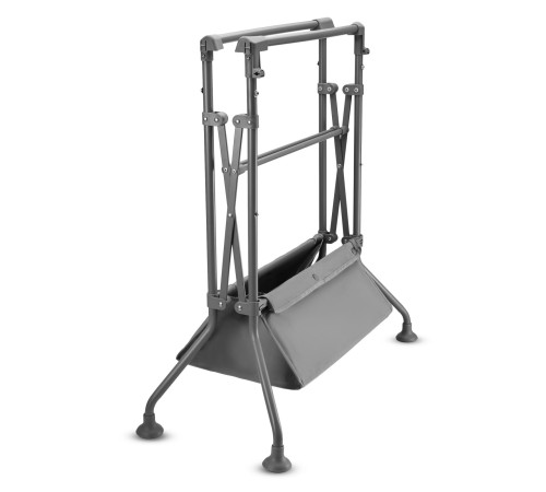 kinderkraft Пеленальный столик с ванной bubbly серый