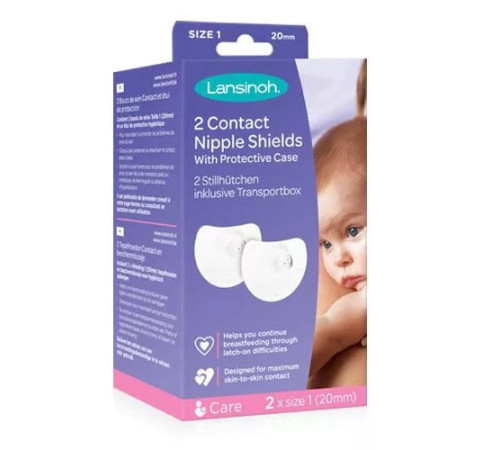 lansinoh 107136 protectoare pentru mameloane din silicon n2 (24 mm) 70173