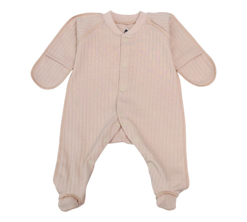 Детская одежда в Молдове minikin 242720342 Комбинезон для детей с малым весом "simply" (р.42) пудровый