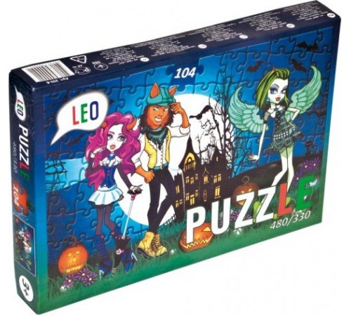 Strateg Leo 200-6 Паззлы "Monster High " (104 дет.) Детский магазин в Кишиневе в Молдове strateg leo 200-6 Паззлы "monster high " (104 дет.)