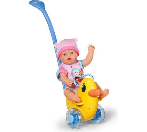 zapf 837535 jucărie de călărit "berta rățușca" pentru păpuși (36–43 cm)