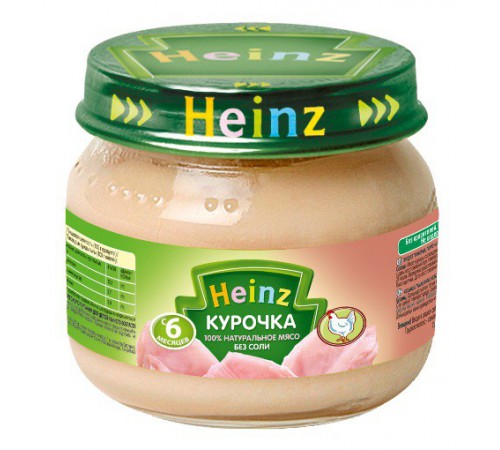  heinz Пюре курочка 80г
