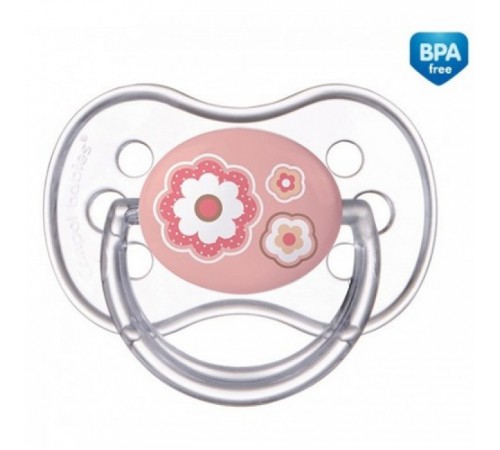 canpol 22/563 suzetă din silicon rotunda "newborn baby" (6-18m) 1buc.