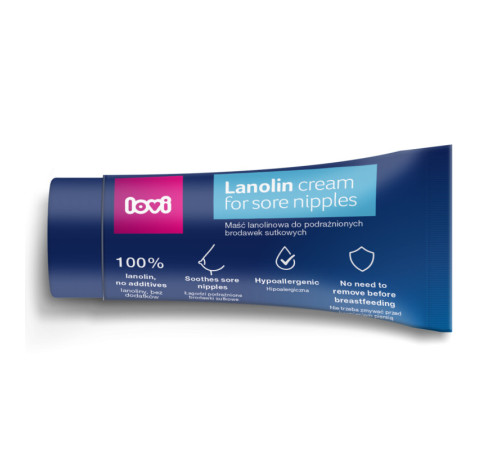 lovi 14/001 crema pentru mameloane cu lanolina (37 gr.)
