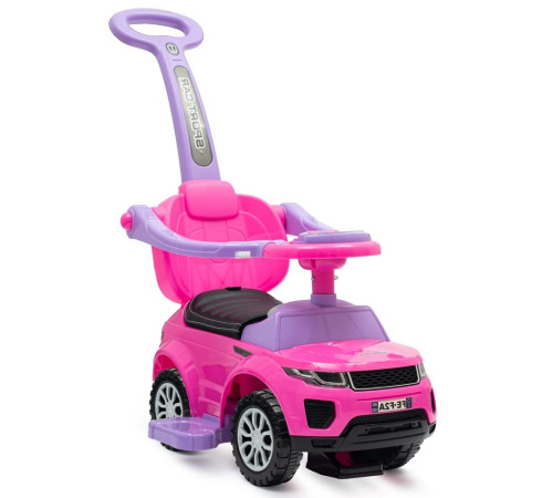 baby mix 57178 mașină cu mâner 3 în 1 "suv" roz