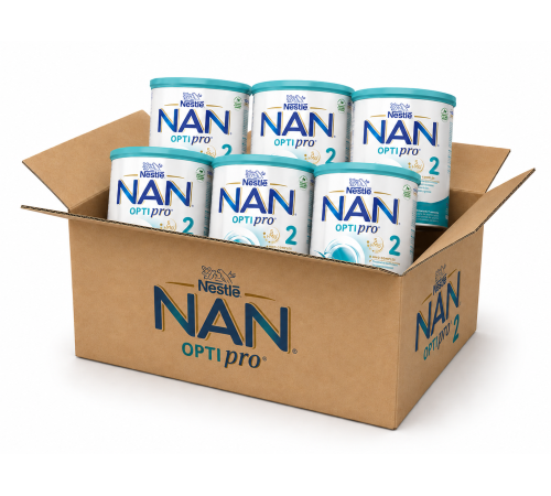 Питание и аксесcуары в Молдове Сухая молочная смесь mega pack nan optipro 2 (6 х 800) 4800 гр.