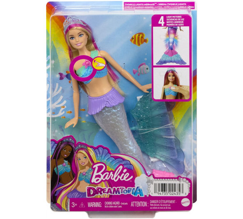 barbie hdj36 papusa "sirena sclipitoare"