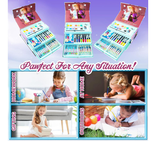 total office fzz-1113_2 set de pictura "disney frozen" (50 piese)