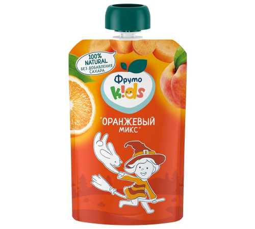 "Фрутоkids" piure "orange mix" (6 m+) 90 gr.