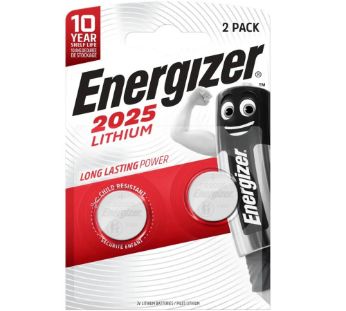  energizer cr2025 Батарейки lithium (2 шт.) 