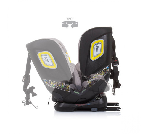 chipolino scaun auto next gen isofix i-size 360 °c (40-150 см.) stkng02303sa gr. 0+/1/2/3 ( 0-36 kg.) send