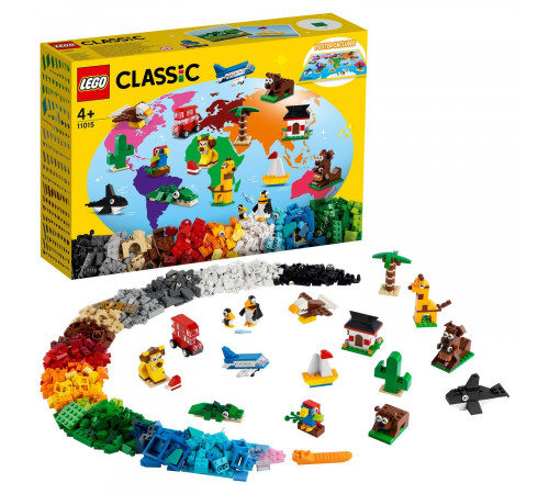 lego classic 11015 Конструктор "Вокруг света" (950 дет.)