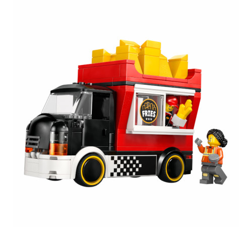 lego city 60488 constructor "camionetă cu cartofi prăjiți" (216 el.)