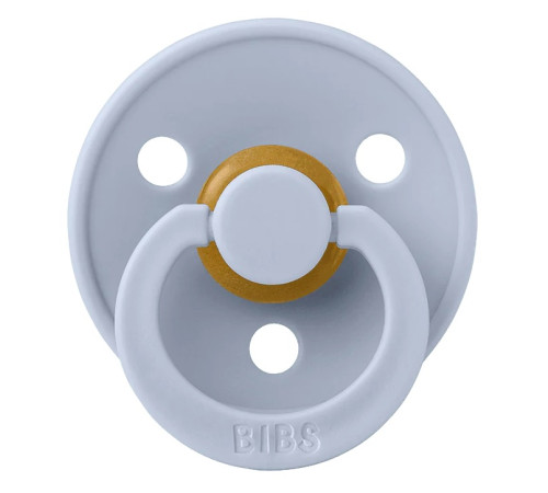 Bibs Suzeta rotunda din latex Color M Dusty Blue (6-18 luni)  bibs suzeta rotunda din latex color m dusty blue (6-18 luni)