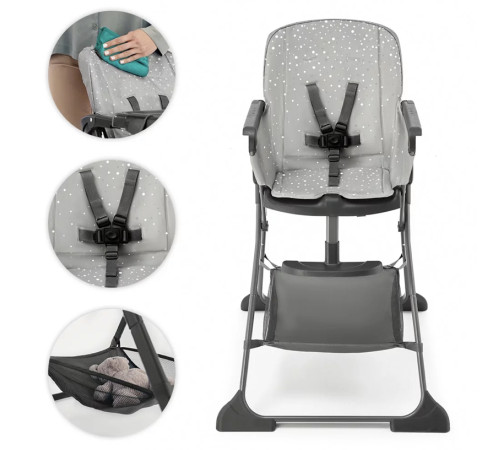 kinderkraft scaun pentru copii foldee roz