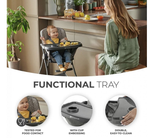 kinderkraft scaun pentru copii foldee roz