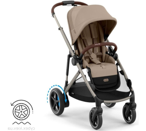 cybex Коляска с электроприводом e-gazelle s almond beige