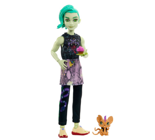 monster high hhk56 papusa "deuce gorgon"