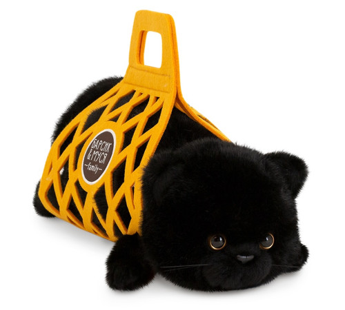  orange toys b1001/56 jucărie de pluș "pisică neagra  &icirc;ntr-o pungă" (56 cm)