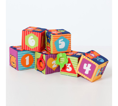 molto 20527 Мягкие кубики "cubes & fun" (6 шт.)