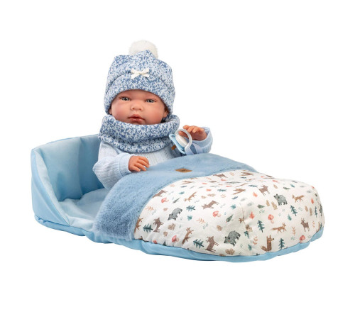  llorens 73825 păpușă "nico recien nacido saquito azul" (40 cm) 
