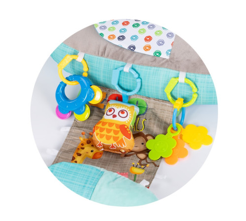 chipolino pwb025021bl pernă multifuncțională 5 în 1 pentru bebeluși (albastru)