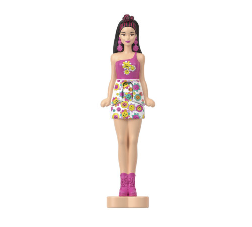 barbie jcr08 Кукла-сюрприз "mini barbieland color reveal" Радужные и стильные