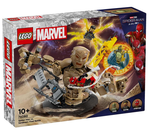  lego marvel 76280 constructor "omul paianjen vs sandman" (347 el.)