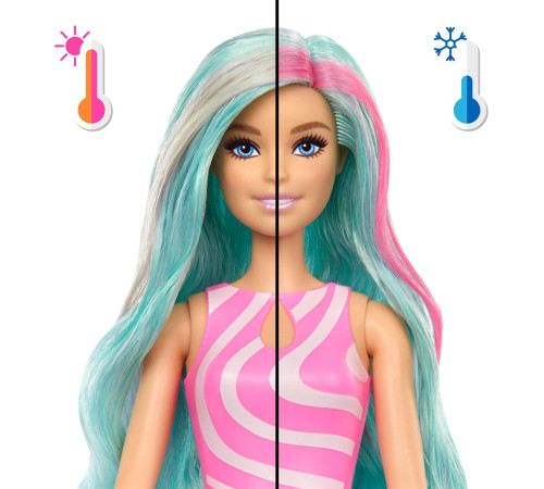 barbie jkf62 păpușă surpriză "pop reveal" seria "lumea subacvatică"