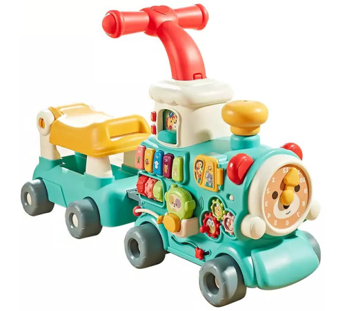 Bibiin Toys 6064 Premergător 5 în 1 "Trenuleț cu vagon"  bibiin toys 6064 premergător 5 în 1 "trenuleț cu vagon"