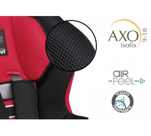 brevi Автокресло axo isofix 233 гр. i (9-18 кг.) красный