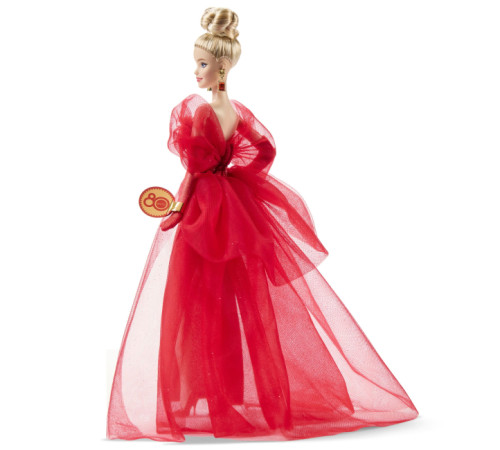 barbie jbj17 păpușă de colecție "signature ruby red! 80-a aniversare