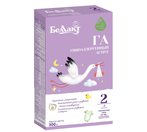  Сухая молочная смесь Беллакт Гипоаллергенный active 2 (6-12 м.) 300 гр.