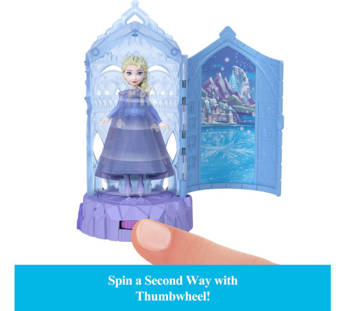 disney princess jcr90 set surpriză  cu mini păpușă "frozen: mysterious tower"