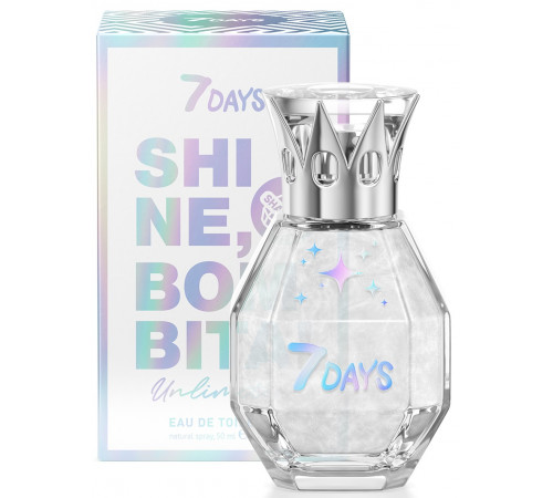 7days shine bombita! parfum shimmer glitter "unlimited" (50 ml.) 692417