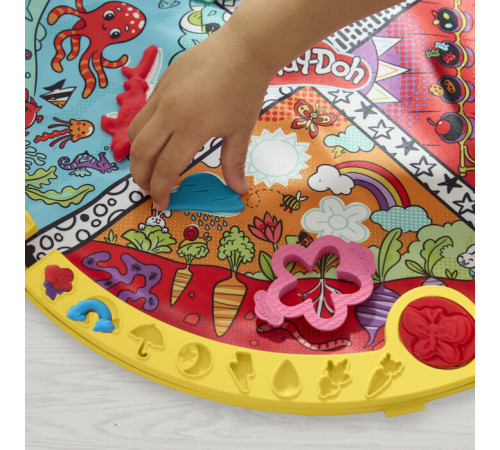 play-doh f9143 set de joc cu plastilină "covoraș pliabil"