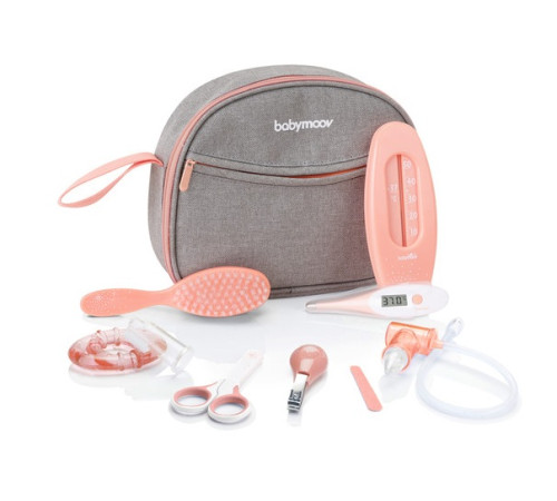  babymoov a032004 Набор для ухода за новорожденным "grooming set peach" (9 предметов)